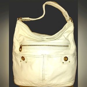 L@@K! MARC JACOBS Large Genuine Leather Totally Turnlock Farida Hobo $575msrp